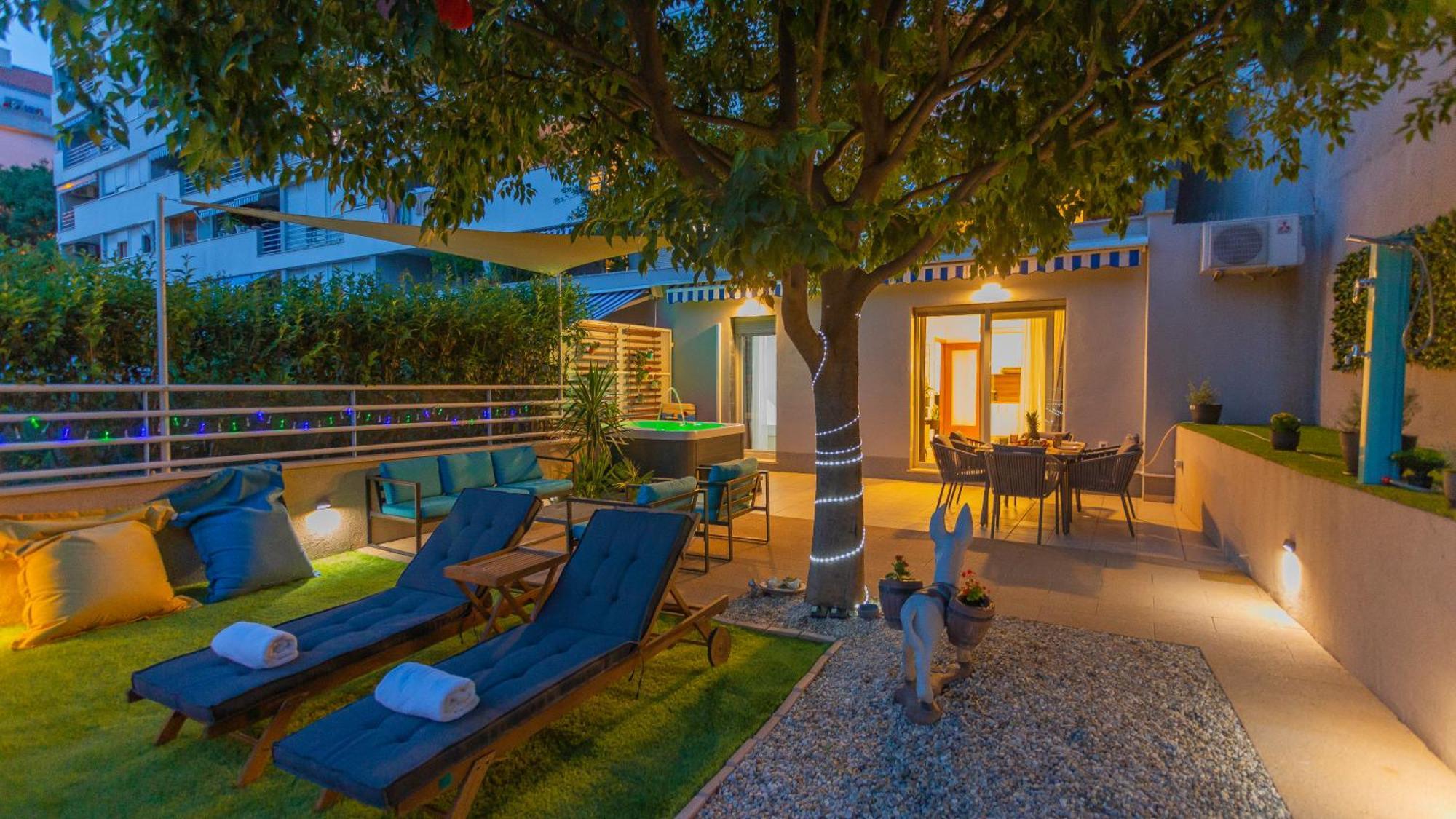 New Delux Green Garden Apartment With Hotube **** Split Exterior foto